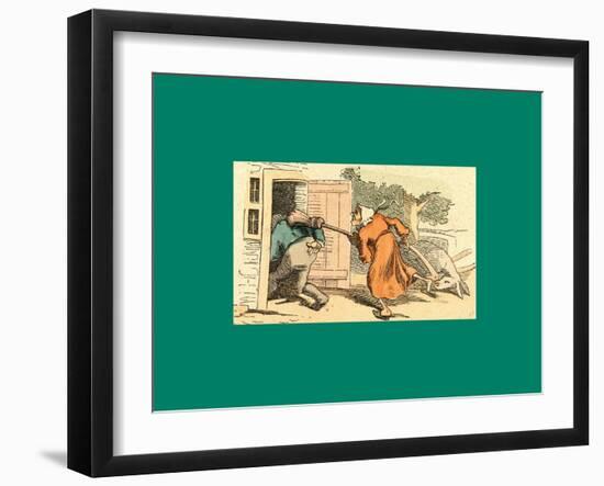 Schnaken and Schnurren-Wilhelm Busch-Framed Giclee Print