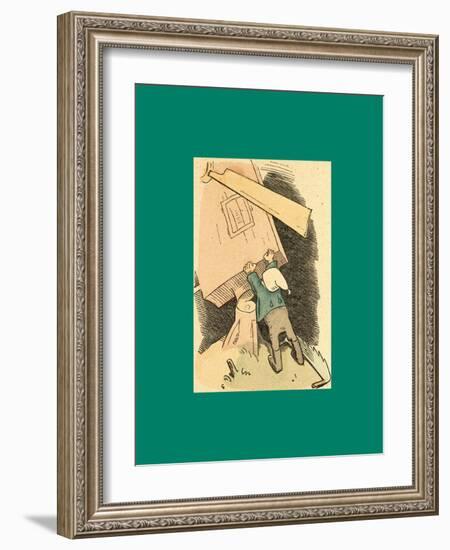 Schnaken and Schnurren-Wilhelm Busch-Framed Giclee Print