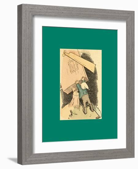 Schnaken and Schnurren-Wilhelm Busch-Framed Giclee Print