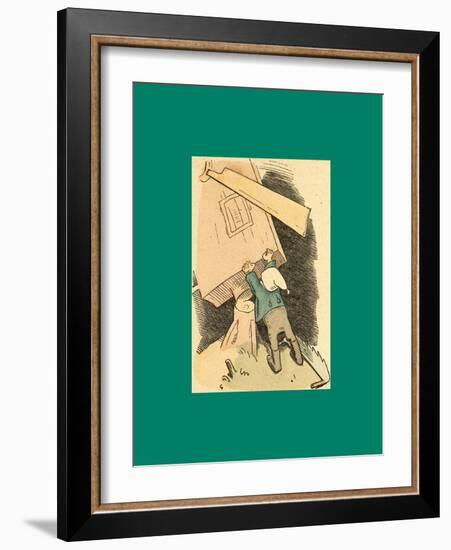 Schnaken and Schnurren-Wilhelm Busch-Framed Giclee Print