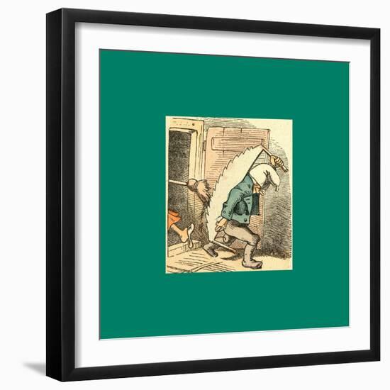 Schnaken and Schnurren-Wilhelm Busch-Framed Giclee Print