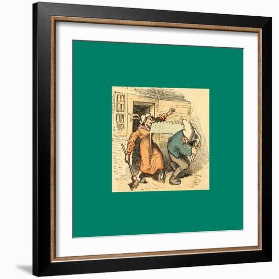 Schnaken and Schnurren-Wilhelm Busch-Framed Giclee Print