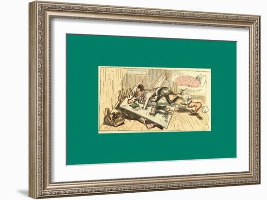 Schnaken and Schnurren-Wilhelm Busch-Framed Giclee Print