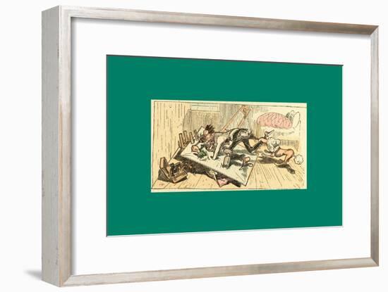 Schnaken and Schnurren-Wilhelm Busch-Framed Giclee Print