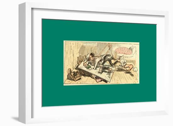 Schnaken and Schnurren-Wilhelm Busch-Framed Giclee Print