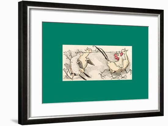 Schnaken and Schnurren-Wilhelm Busch-Framed Giclee Print