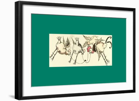 Schnaken and Schnurren-Wilhelm Busch-Framed Giclee Print