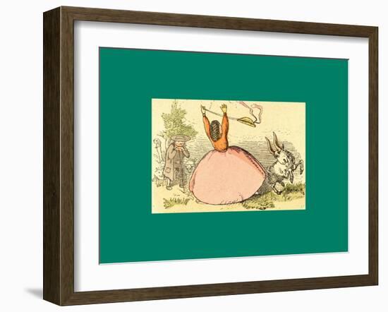 Schnaken and Schnurren-Wilhelm Busch-Framed Giclee Print