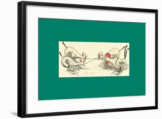 Schnaken and Schnurren-Wilhelm Busch-Framed Giclee Print