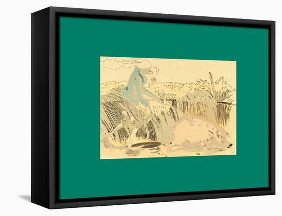 Schnaken and Schnurren-Wilhelm Busch-Framed Premier Image Canvas