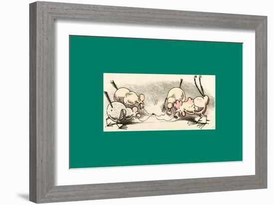 Schnaken and Schnurren-Wilhelm Busch-Framed Giclee Print