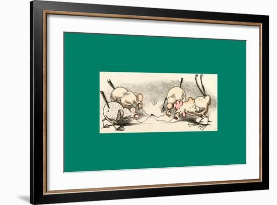 Schnaken and Schnurren-Wilhelm Busch-Framed Giclee Print