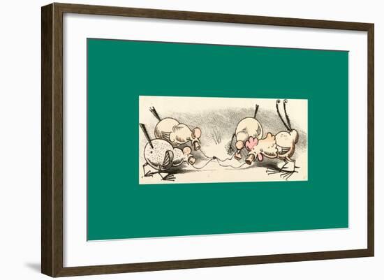 Schnaken and Schnurren-Wilhelm Busch-Framed Giclee Print