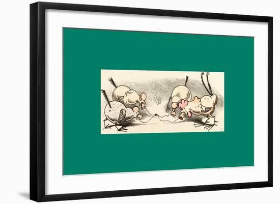 Schnaken and Schnurren-Wilhelm Busch-Framed Giclee Print