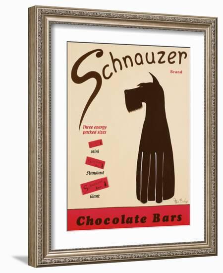 Schnauzer Bars-Ken Bailey-Framed Giclee Print