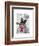 Schnauzer Chef-Fab Funky-Framed Art Print