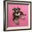 Schnauzer Puppy Wearing Pink Glasses-null-Framed Photographic Print