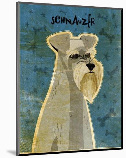 Schnauzer-John Golden-Mounted Giclee Print