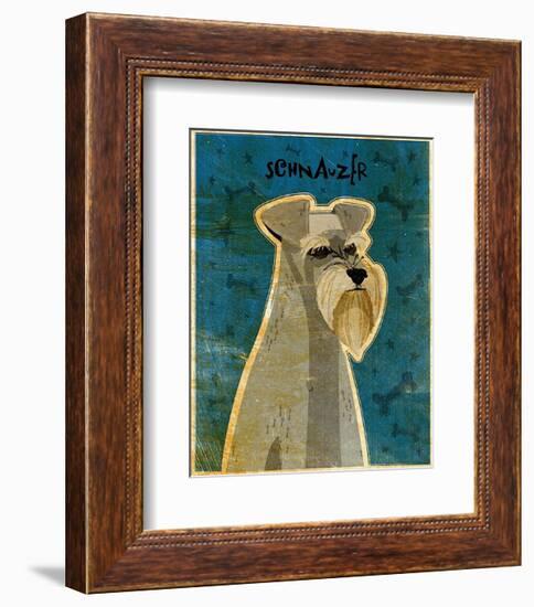 Schnauzer-John Golden-Framed Art Print