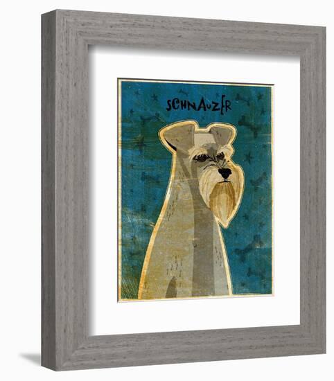 Schnauzer-John Golden-Framed Art Print