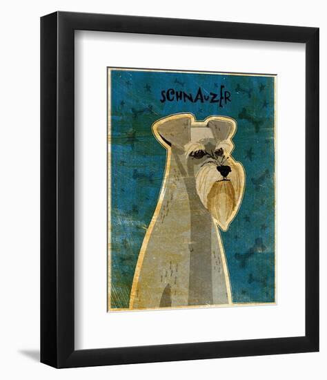 Schnauzer-John Golden-Framed Art Print