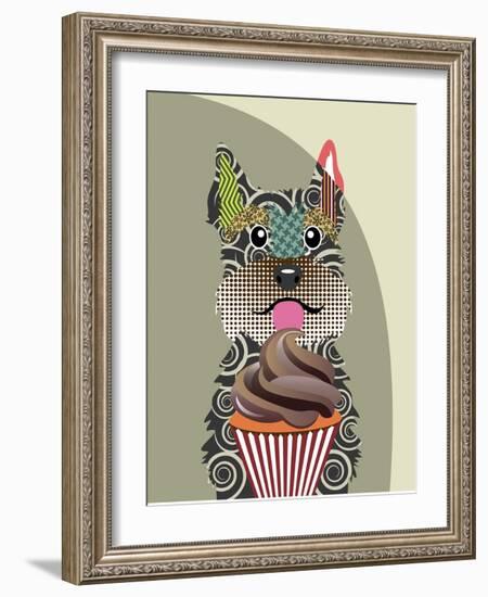 Schnauzer-Lanre Adefioye-Framed Giclee Print