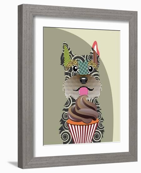 Schnauzer-Lanre Adefioye-Framed Giclee Print