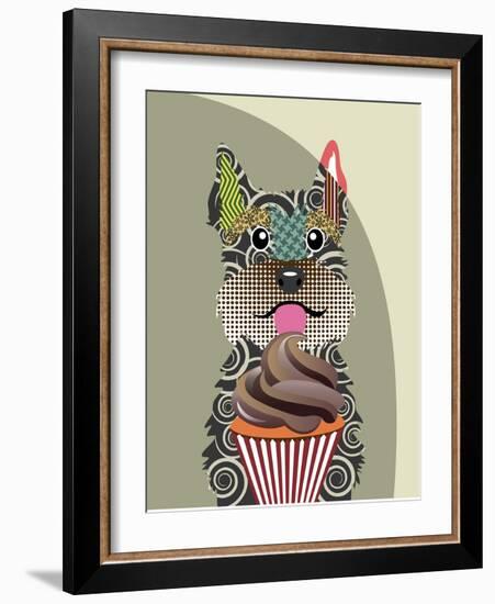 Schnauzer-Lanre Adefioye-Framed Giclee Print