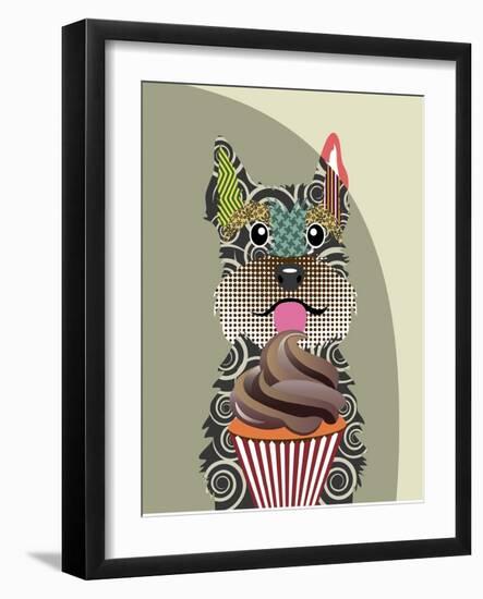 Schnauzer-Lanre Adefioye-Framed Giclee Print