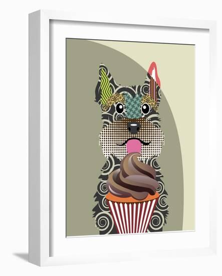 Schnauzer-Lanre Adefioye-Framed Giclee Print