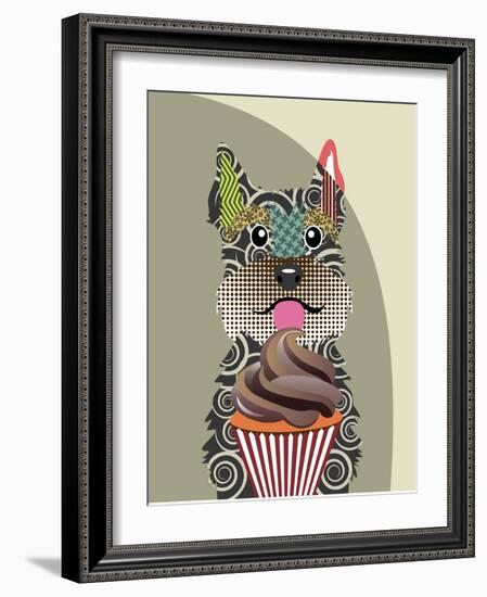 Schnauzer-Lanre Adefioye-Framed Giclee Print