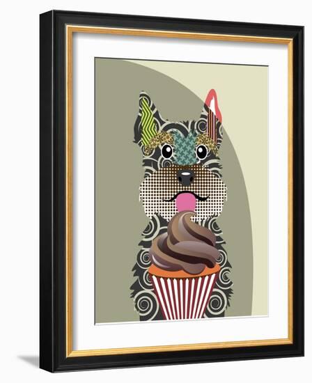 Schnauzer-Lanre Adefioye-Framed Giclee Print