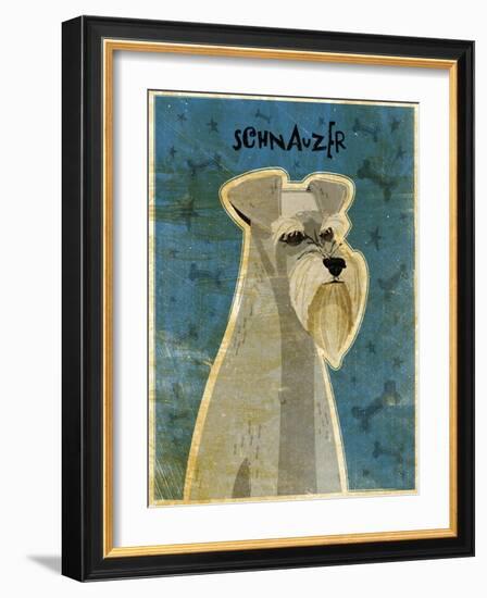 Schnauzer-John W Golden-Framed Giclee Print