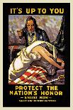 It's Up to You to Protect the Nation's Honor-Schneck-Art Print