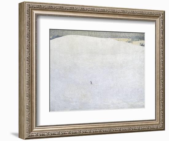 Schneelandschaft (paysage de neige) dit aussi Grosser Winter (Grand hiver)-Cuno Amiet-Framed Giclee Print