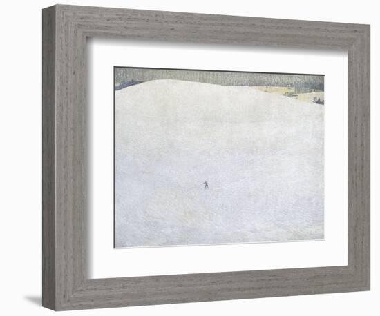 Schneelandschaft (paysage de neige) dit aussi Grosser Winter (Grand hiver)-Cuno Amiet-Framed Giclee Print