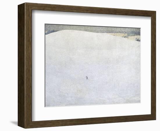 Schneelandschaft (paysage de neige) dit aussi Grosser Winter (Grand hiver)-Cuno Amiet-Framed Giclee Print