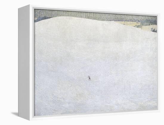 Schneelandschaft (paysage de neige) dit aussi Grosser Winter (Grand hiver)-Cuno Amiet-Framed Premier Image Canvas