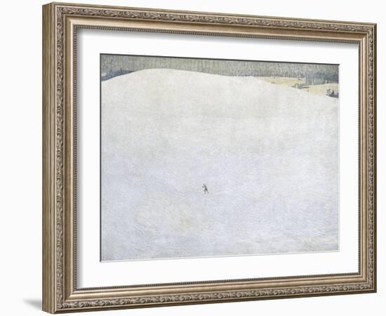 Schneelandschaft (paysage de neige) dit aussi Grosser Winter (Grand hiver)-Cuno Amiet-Framed Giclee Print