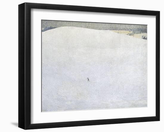 Schneelandschaft (paysage de neige) dit aussi Grosser Winter (Grand hiver)-Cuno Amiet-Framed Giclee Print