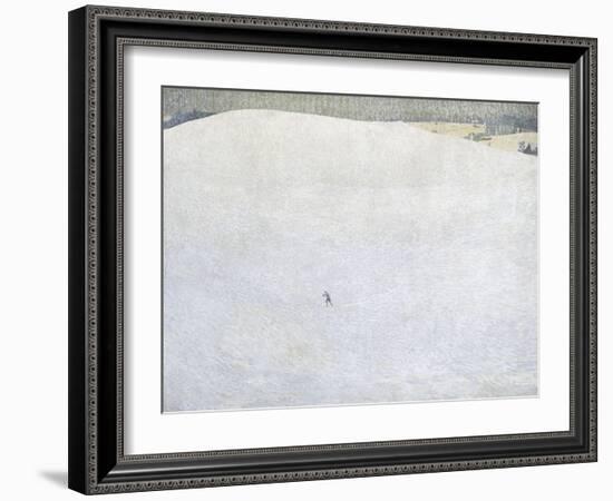 Schneelandschaft (paysage de neige) dit aussi Grosser Winter (Grand hiver)-Cuno Amiet-Framed Giclee Print