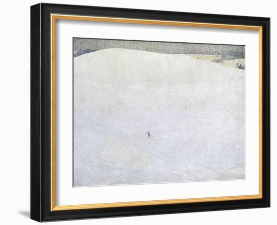 Schneelandschaft (paysage de neige) dit aussi Grosser Winter (Grand hiver)-Cuno Amiet-Framed Giclee Print