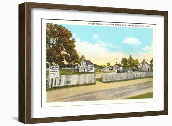 Schoenbrunn, New Philadelphia-null-Framed Art Print