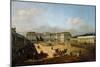 Schönbrunn Palace Viewed from the Front Side, Between 1758 and 1761-Bernardo Bellotto-Mounted Giclee Print