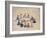 Scholars with Attendants-Kim Junkeun-Framed Giclee Print