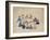 Scholars with Attendants-Kim Junkeun-Framed Giclee Print