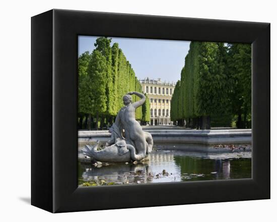 Schonbrunn Palace Sculpture, Vienna, Austria-Jim Engelbrecht-Framed Premier Image Canvas