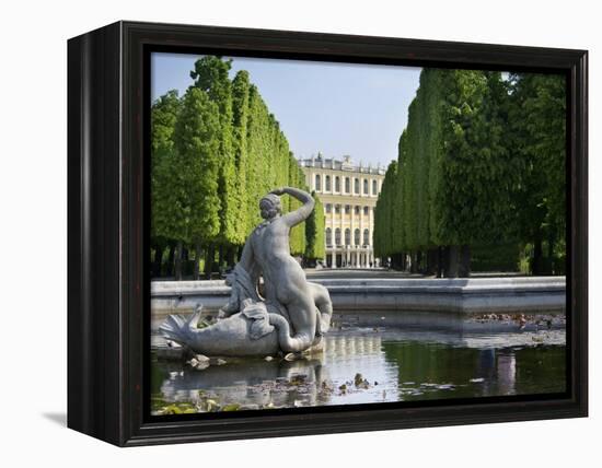 Schonbrunn Palace Sculpture, Vienna, Austria-Jim Engelbrecht-Framed Premier Image Canvas