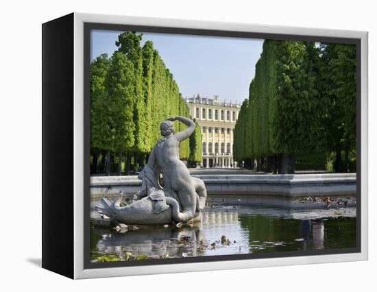 Schonbrunn Palace Sculpture, Vienna, Austria-Jim Engelbrecht-Framed Premier Image Canvas