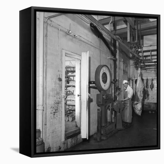 Schonhuts Butchery Factory, Rawmarsh, South Yorkshire, 1955-Michael Walters-Framed Stretched Canvas